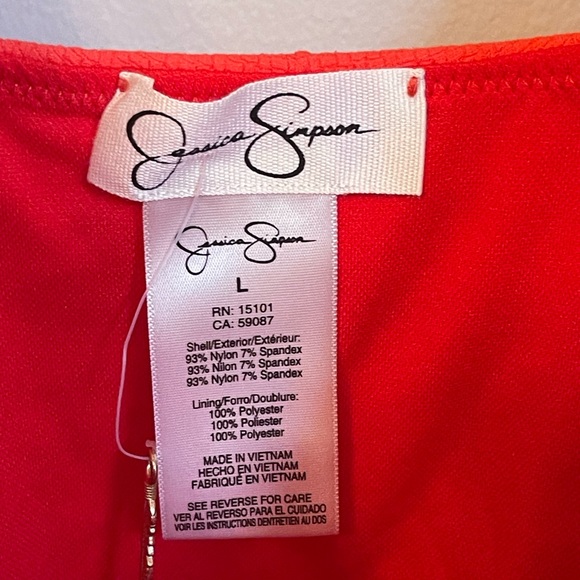 Jessica Simpson One Piece Ruffle Waist Swimsuit - Picture 8 of 8